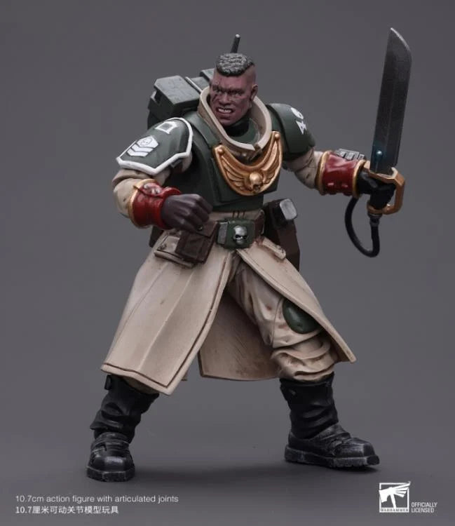 Joy Toy - Warhammer 40K - Astra Militarum - Cadian Command Squad Commander with Power Sword(12cm)