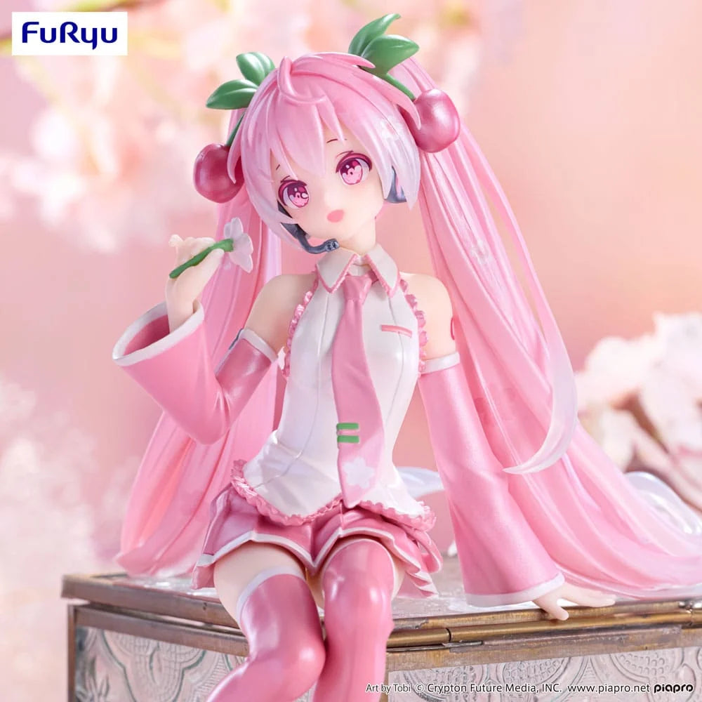 Furyu - Hatsune Miku (Noodle Stopper) - Sakura Miku 2024 Pearl Color Ver. (15cm)