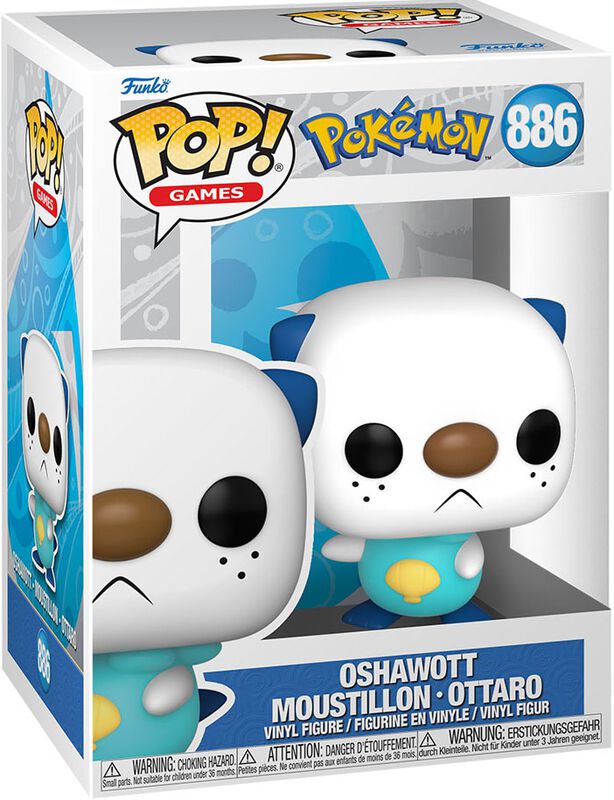 Funko Pop! Games 886 - Pokemon - Oshawott (2022)