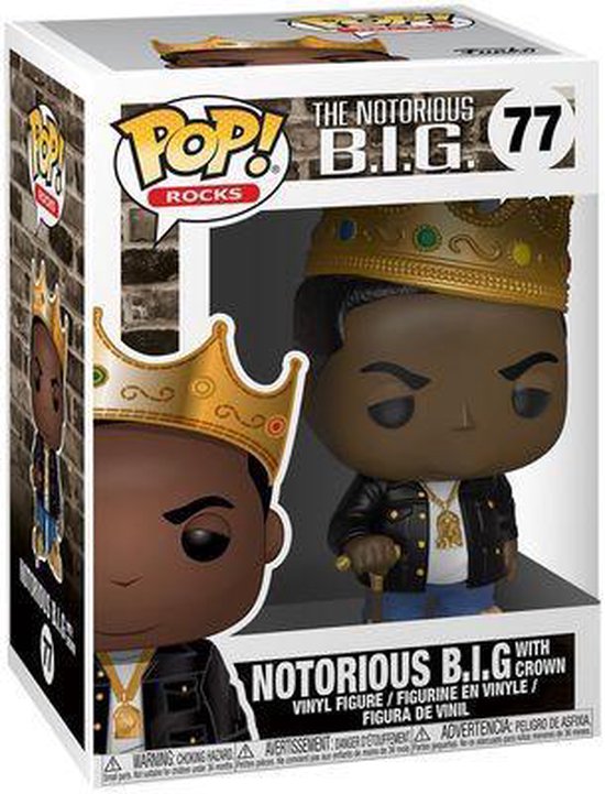 Funko Pop! Rocks 077 - Notorious B.I.G.- Notorious B.I.G. With Crown (2018)
