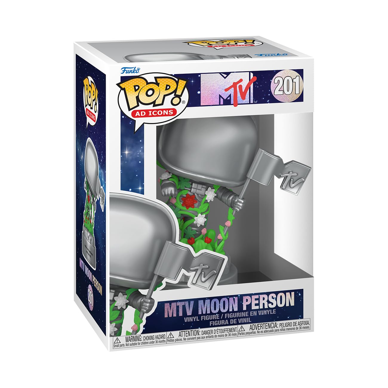 Funko Pop! Ad Icons 201 - MTV Music Television - MTV Moon Person (2023)