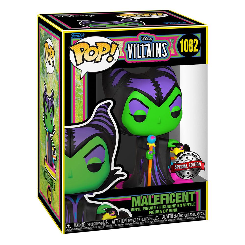 Funko Pop! Disney 1082 - Disney Villains - Maleficent (2021) Blacklight - Special Edition