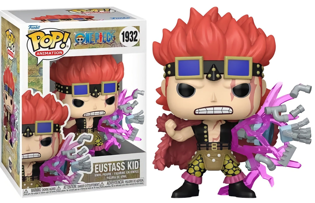 Funko Pop! Animation: 1932 - One Piece - Eustass Kid (2025) restored original product photo