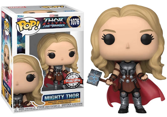 Funko Pop! Marvel: 1076 - Thor Love and Thunder - Mighty Thor (2022) Special Edition SVV-Schatzoekers