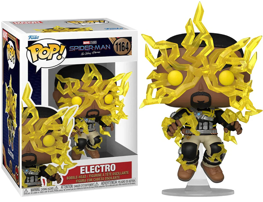 Funko Pop! Marvel: 1164 - Spider-Man: No Way Home - Electro (2022) SVV-Schatzoekers