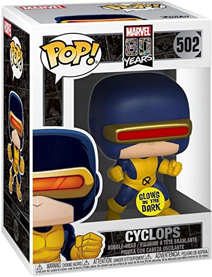 Funko Pop! Marvel 502 - 80 Years - Cyclops (GLOW) (2019) SVV-Schatzoekers