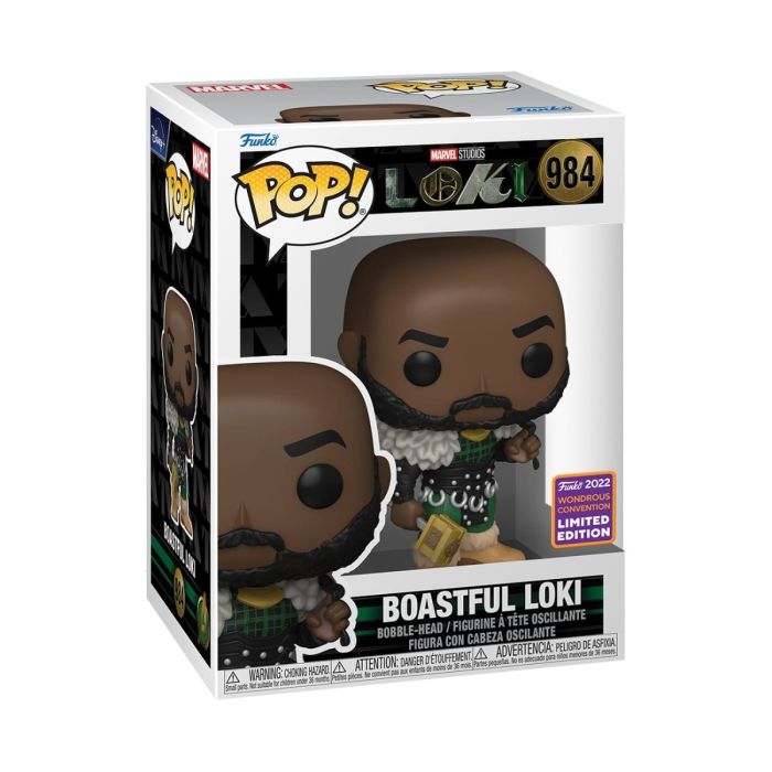Funko Pop! Marvel 984 - Loki - Boastful Loki (2022) Wondrous Convention Limited Edition SVV-Schatzoekers