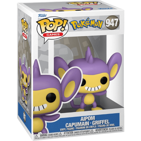Funko Pop! Games 947 - Pokemon - Aipom (2023) (EMEA)