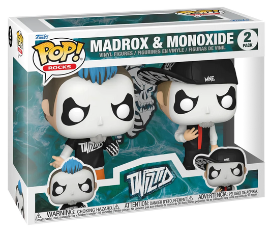 Funko Pop! Rocks: 2 Pack - Twiztid - Madrox & Monoxide (2022) SVV-Schatzoekers