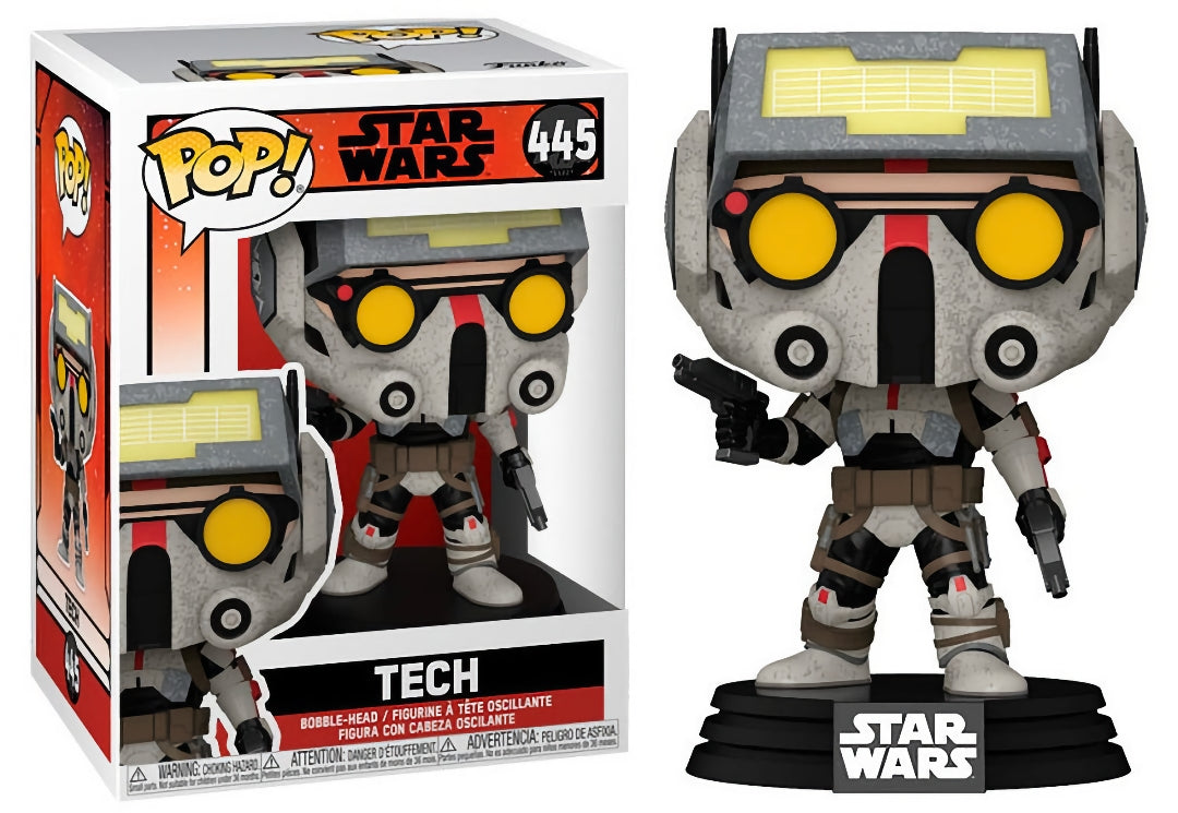 Funko Pop! Star Wars 445 - The Bad Batch - Tech (2021) SVV-Schatzoekers