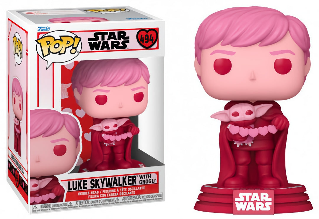 Funko Pop! Star Wars 494 - Valentine Special - Luke & Grogu (2022) SVV-Schatzoekers