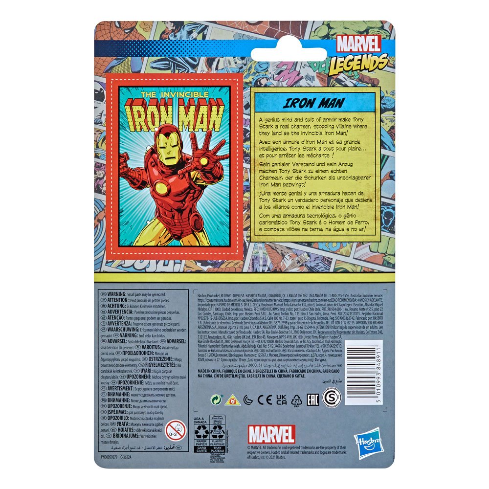 Hasbro - Marvel Legends Retro Collection - The Invincible Iron Man (2022) SVV-Schatzoekers