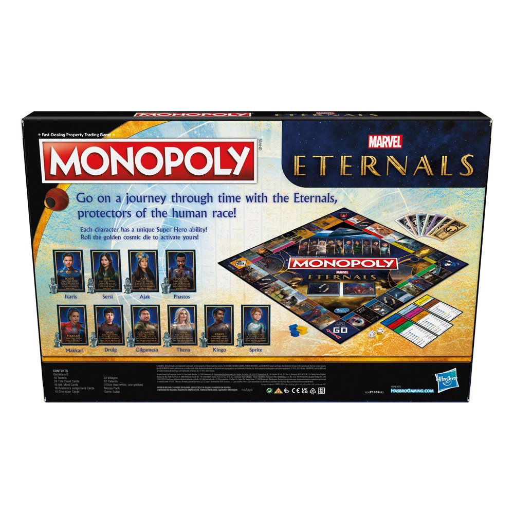 Hasbro - Monopoly - Marvel Eternals Edition (English Version) SVV-Schatzoekers