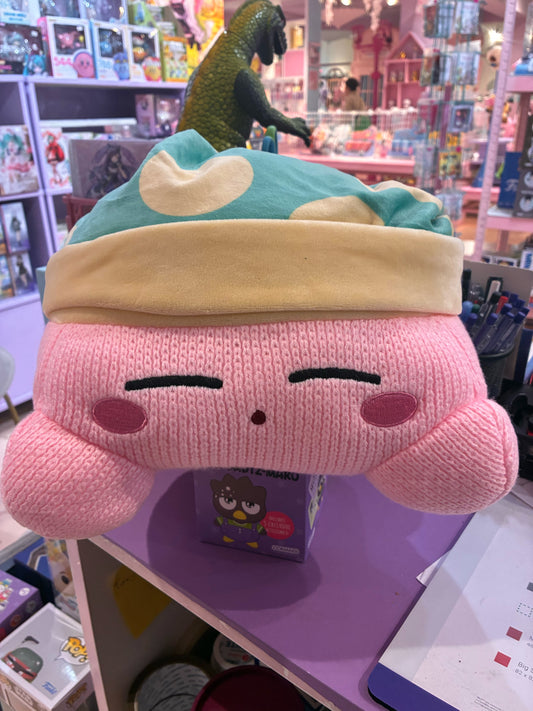 Tomy - Kirby (Nuiguru-Knit Plush) - Mega Sleeping Kirby (25cm)