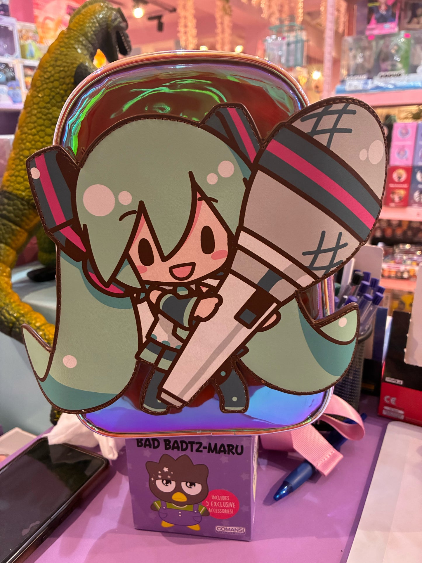 Difuzed - Hatsune Miku - Mini Backpack Shiny