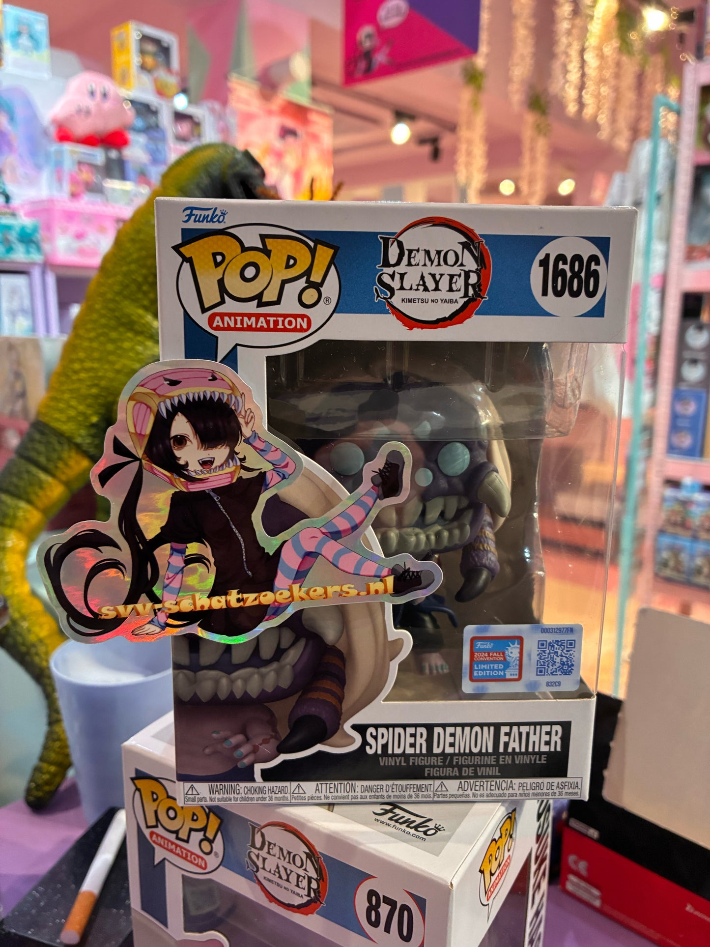 Funko Pop! Animation: 1686 - Demon Slayer - Spider Demon Father (2024) Fall Convention Limited