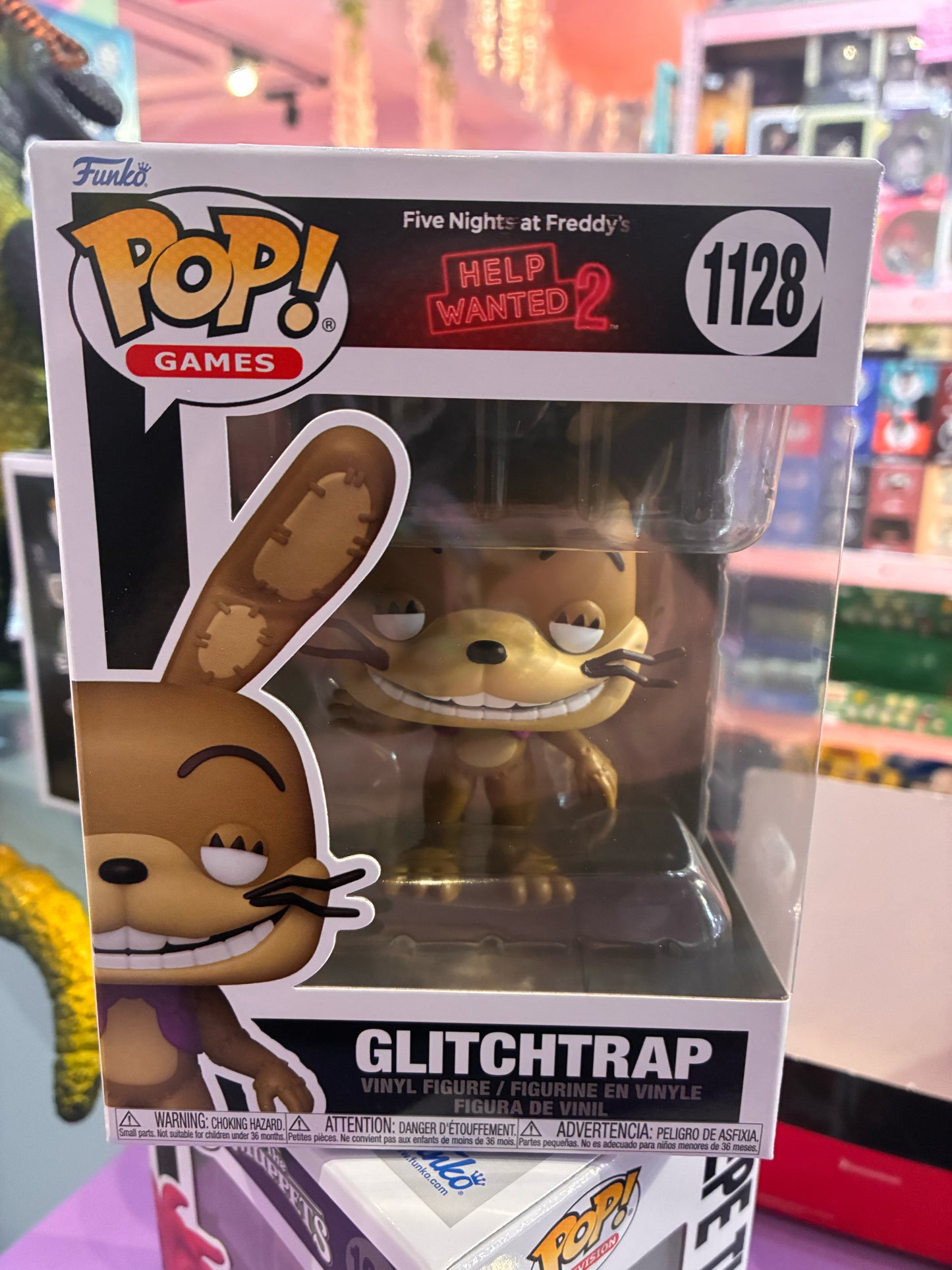 Funko - Five Nights at Freddy's: Help Wanted 2 - POP! Games: 1128 - Glitchtrap