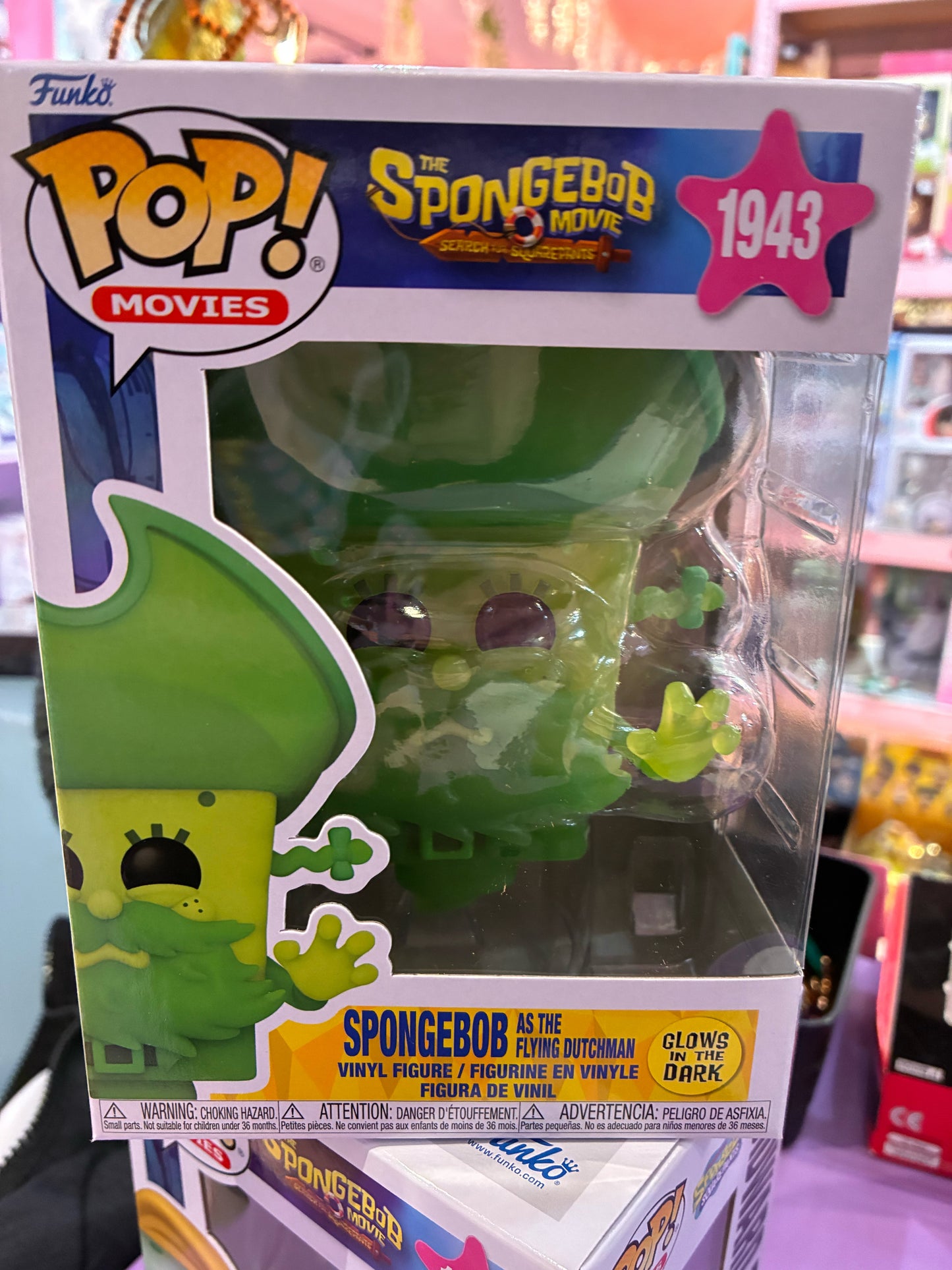 Funko - SpongeBob SquarePants - POP! Movies 1943 - SpongeBob as the Flying Dutchman (Glow)