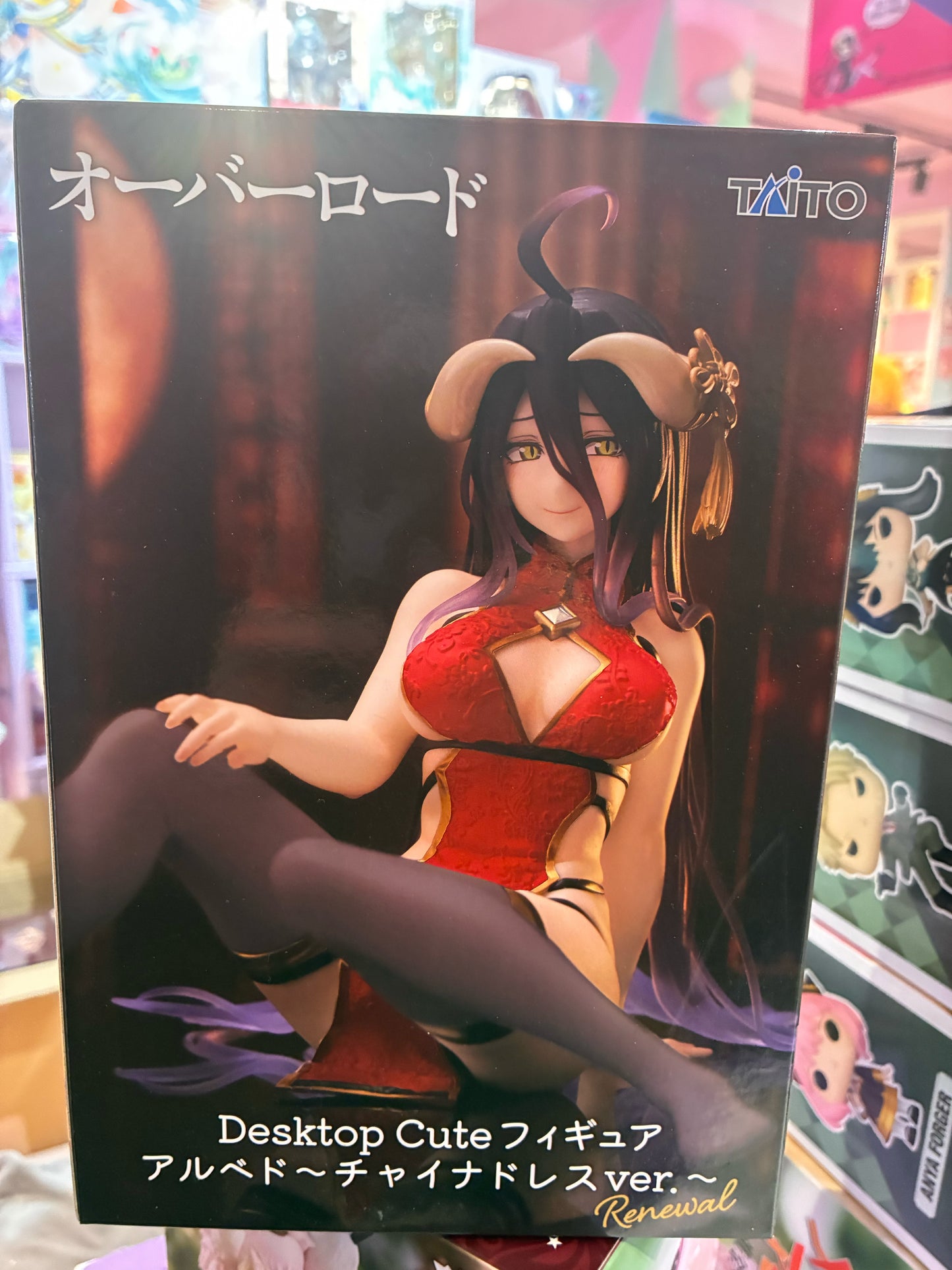 Taito - Overlord - Desktop Cute - Albedo (Chinese Dress Ver. Renewal) (13cm)