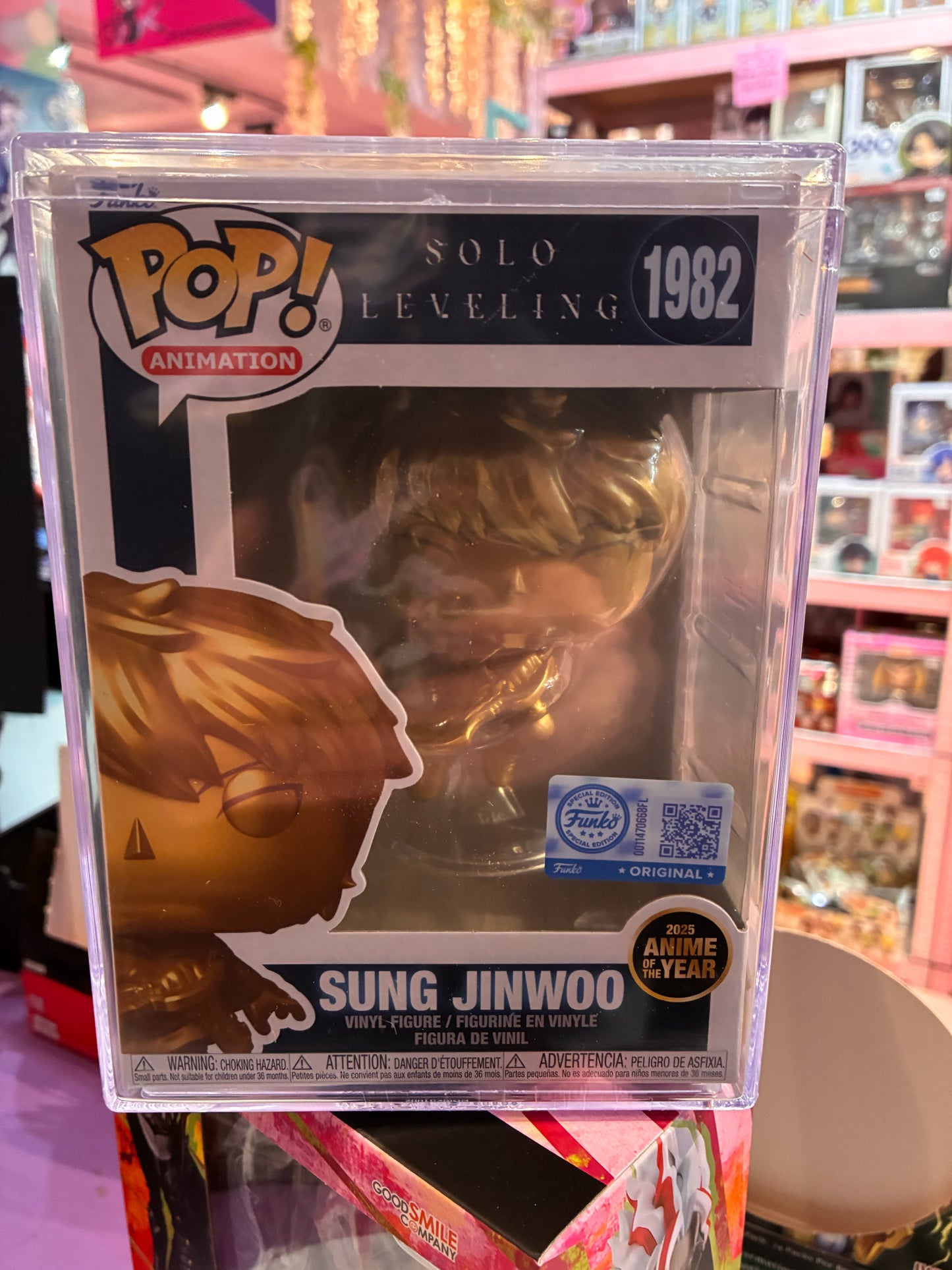 Funko - Solo Leveling - POP! Animation 1982 - Sung Jinwoo (Gold) (Exclusive Edition)