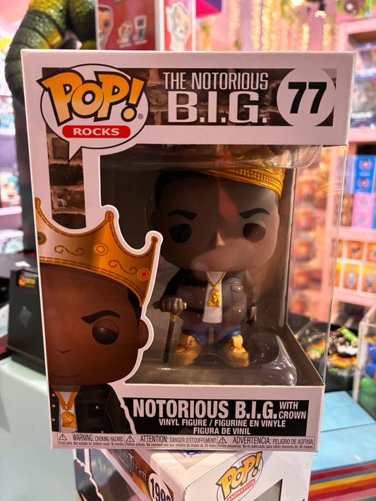 Funko Pop! Rocks 077 - Notorious B.I.G.- Notorious B.I.G. With Crown (2018)