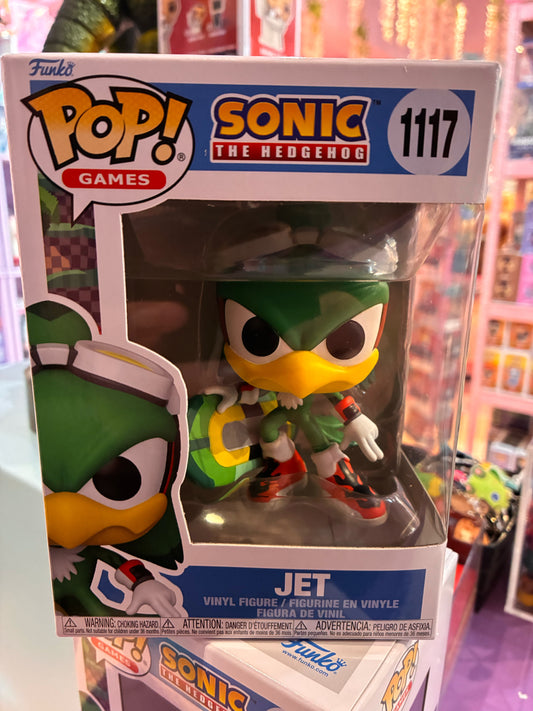 Funko Pop! Games: 1117 - Sonic The Hedgehog - Jet The Hawk With Board