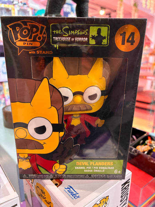 Funko Pop! Pin: 14 - The Simpsons- Treehouse of Horror - Devil Flanders