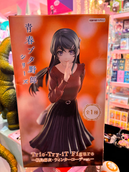 Furyu - Rascal Does Not Dream Of Bunny Senpai - Trio-Try-iT - Mai Sakurajima (Winter Outfit Ver.) 21cm
