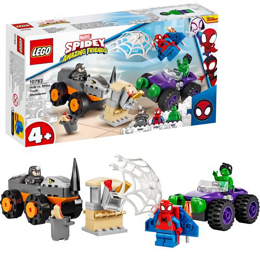 LEGO® Marvel Spidey Amazing Friends 10782 - Hulk vs. Rhino Truck Duel (2022) SVV-Schatzoekers