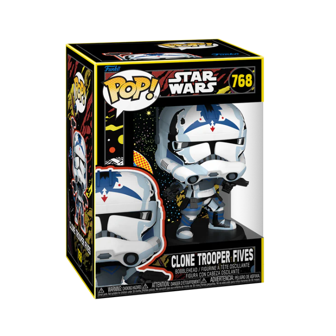 Funko Pop! Star Wars 768 - The Clone Wars - Clone Trooper Fives (Retro) (2025)