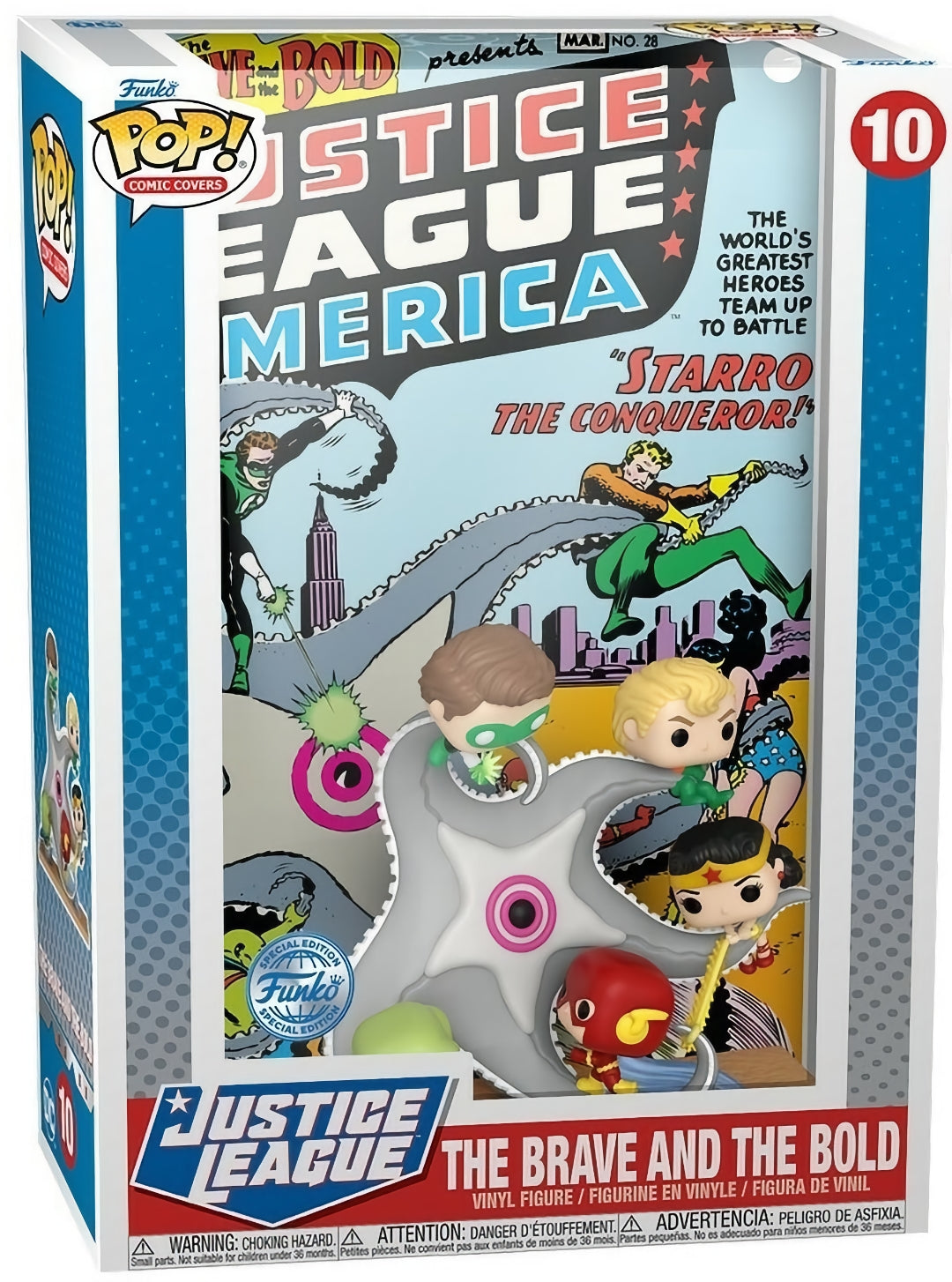 Funko Pop! Comic Covers 10 - DC Justice League America - The Brave And The Bold (2022) Special Edition