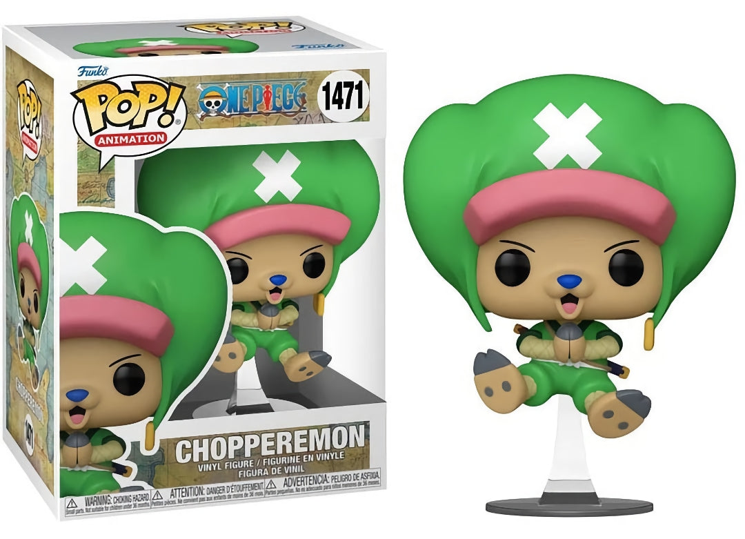 Funko Pop! Animation: 1471 - One Piece - Chopperemon (2023) Regular & Flocked