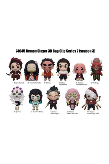 Monogram - Demon Slayer - Bag Clips Series 7