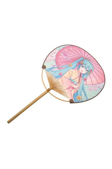 POPbuddies - Hatsune Miku - Non-Folding Uchiwa Fan - Miku Kimono
