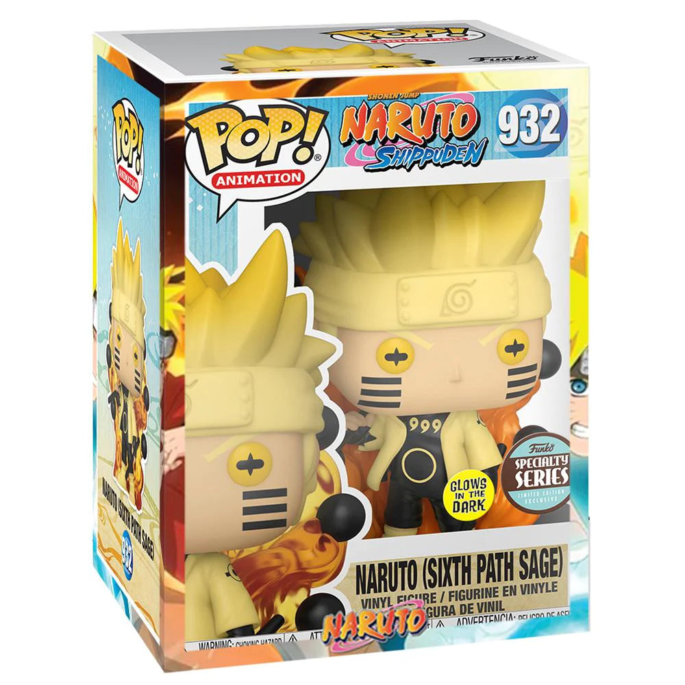 Funko Pop! Animation 932 - Naruto Shippuden - Naruto (Sixth Path Sage) (2021) GLOW