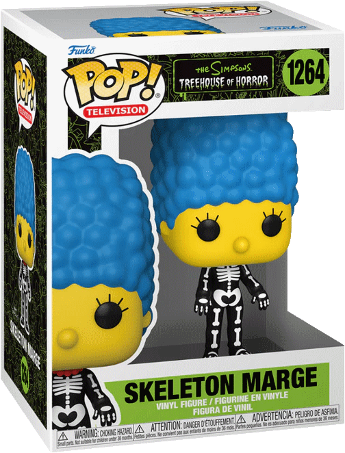 Funko Pop! Television: 1264 - The Simpsons Treehouse of Horror - Skeleton Marge (2023)