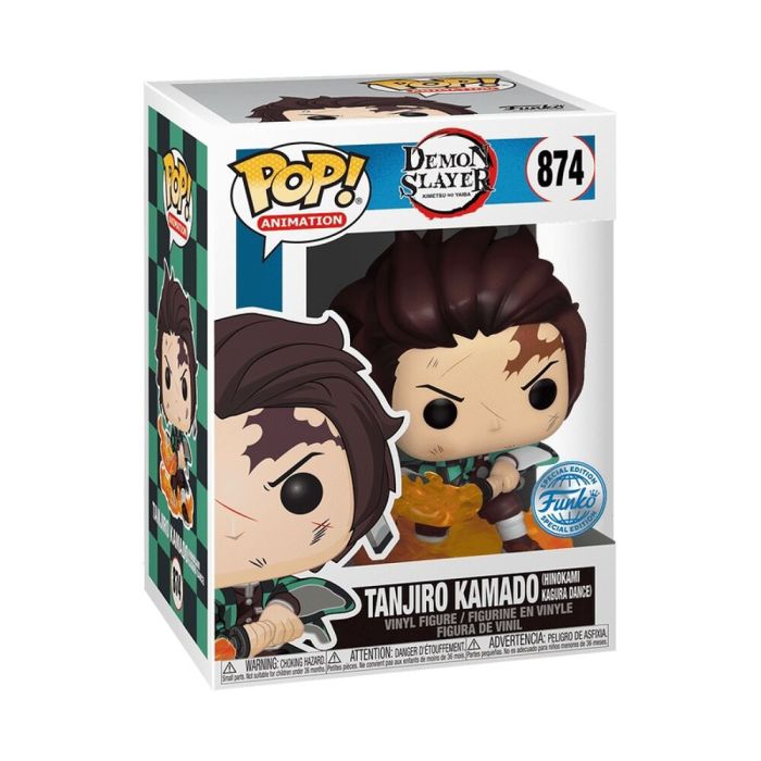 Funko Pop! Animation 874 - Demon Slayer - Tanjiro Kamado (Hinokami Kagura Dance) Special Edition