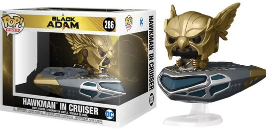 Funko Pop! Rides 286 - Black Adam - Hawkman in Cruiser (2022)