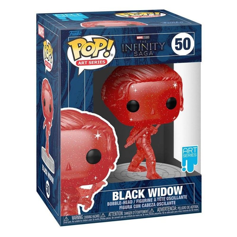 Funko Pop! Art Series 050 - The Infinity Saga - Black Widow (2022) (Rood)