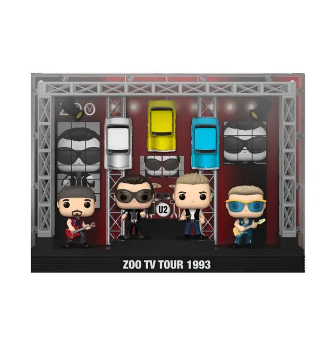 Funko Pop! Moments 05 DeLuxe - U2 - Zoo TV 1993 Tour - 4 Pack (2022)
