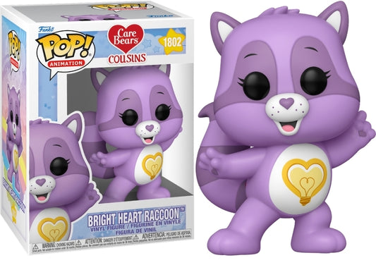 Funko Pop! Animation: 1802 - Care Bears Cousins - Bright Heart Racoon