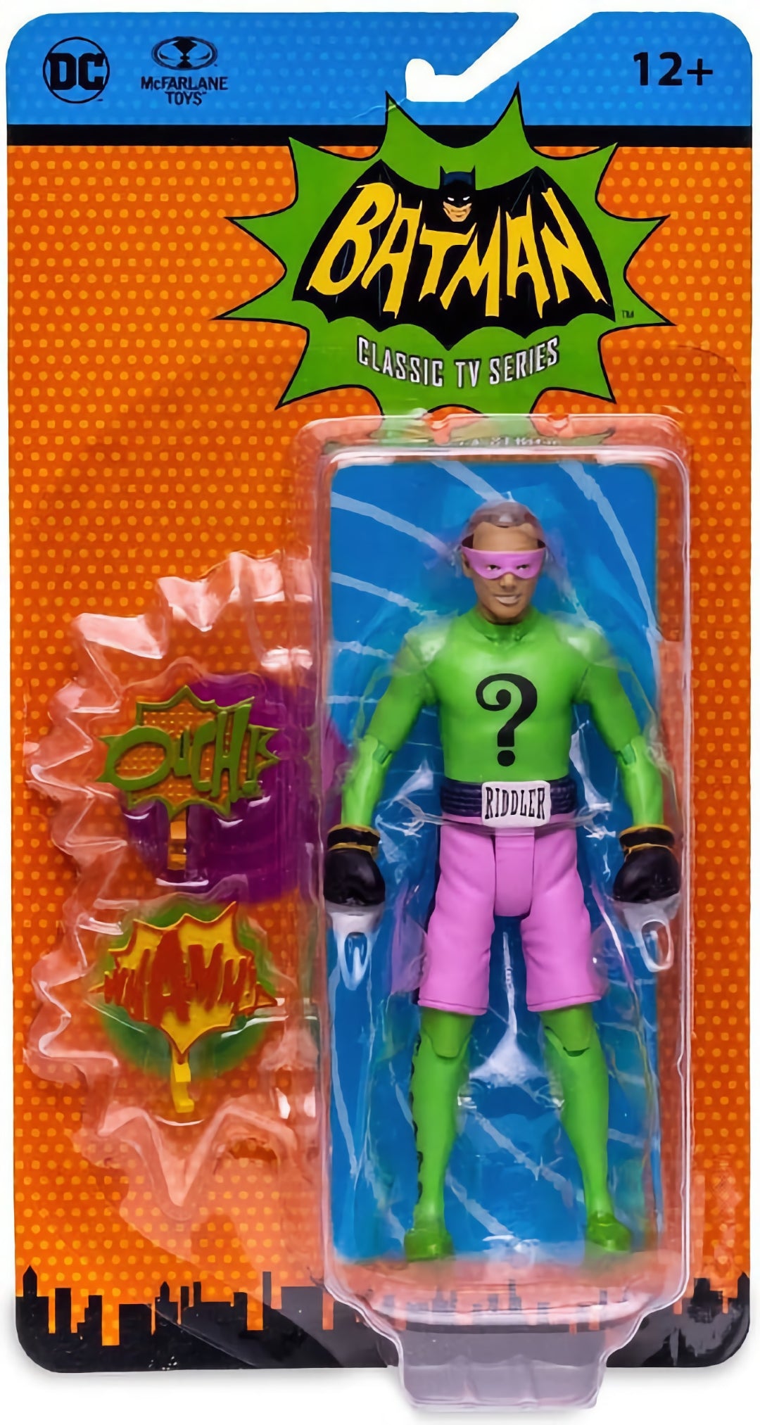 McFarlane Toys - Retro Action Figure - Batman Classic - The Riddler in Boxing Gloves (15cm)