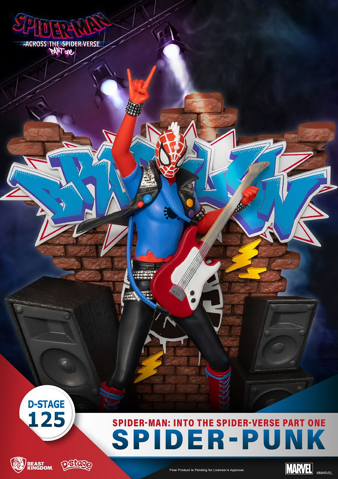 Beast Kingdom - Marvel Diorama Spider-Man: Across the Spider-Verse - Spider-Punk (15cm)