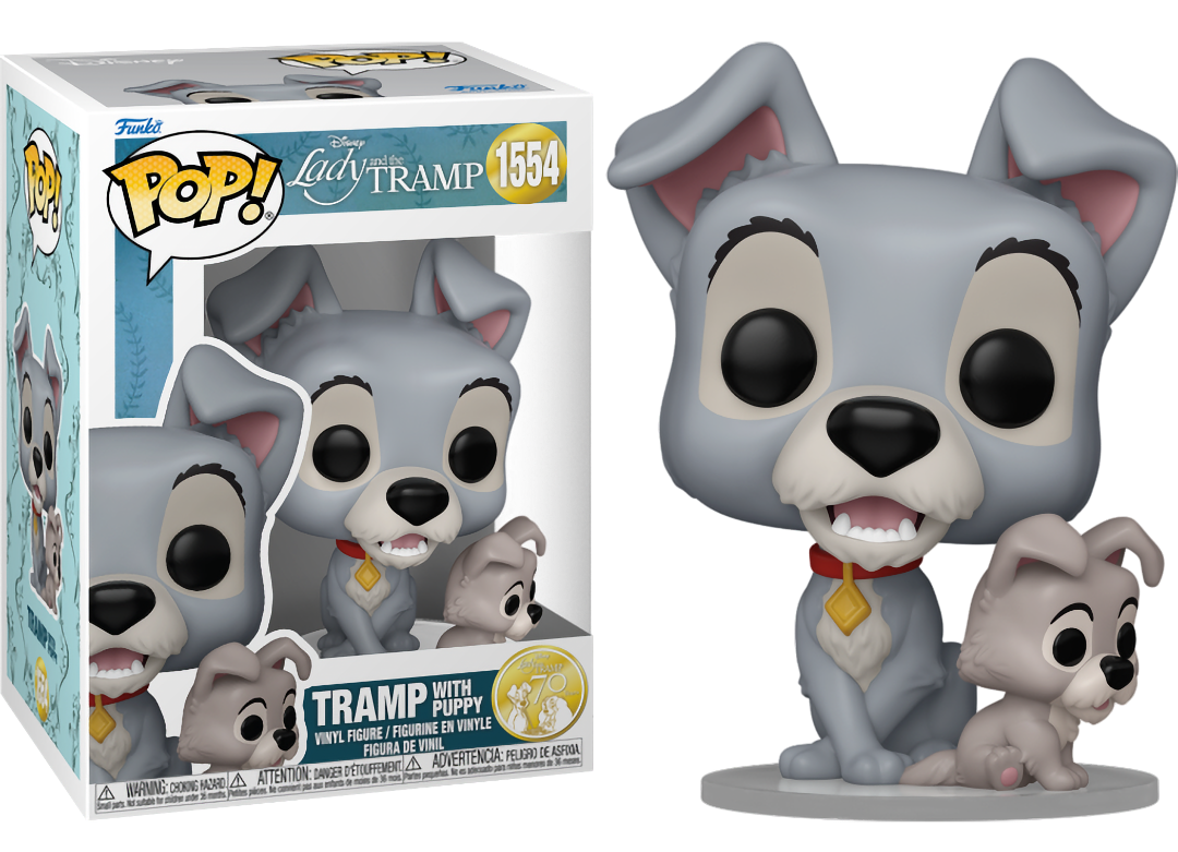 Funko Pop! Disney 1554 - Lady And The Tramp - Tramp with Puppy (2025)