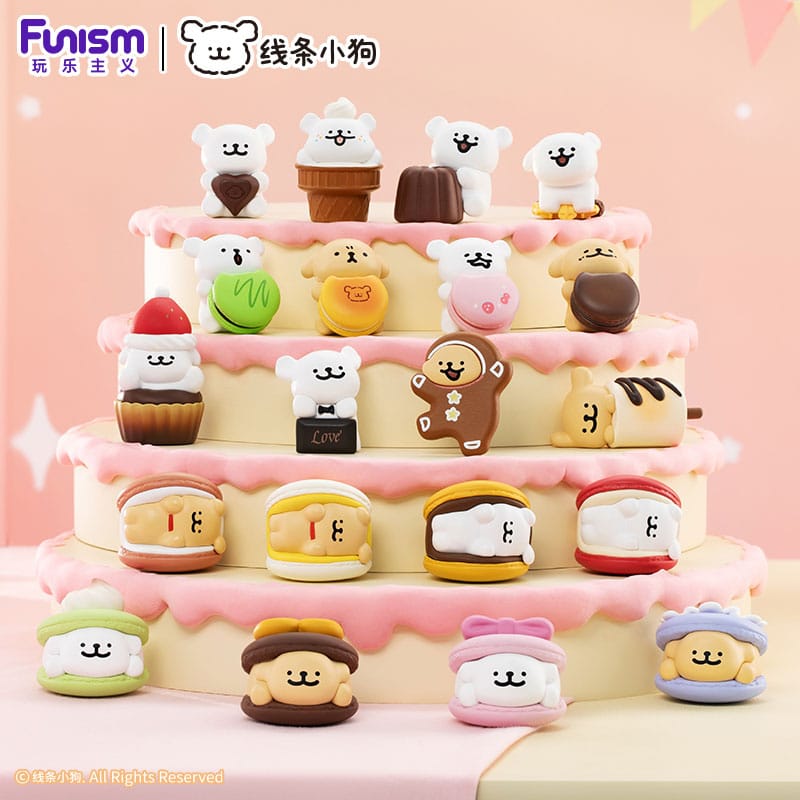 Funism - Maltese Sweet Box Series - 3-Pack Puppy Face (9cm) (Blindbox)