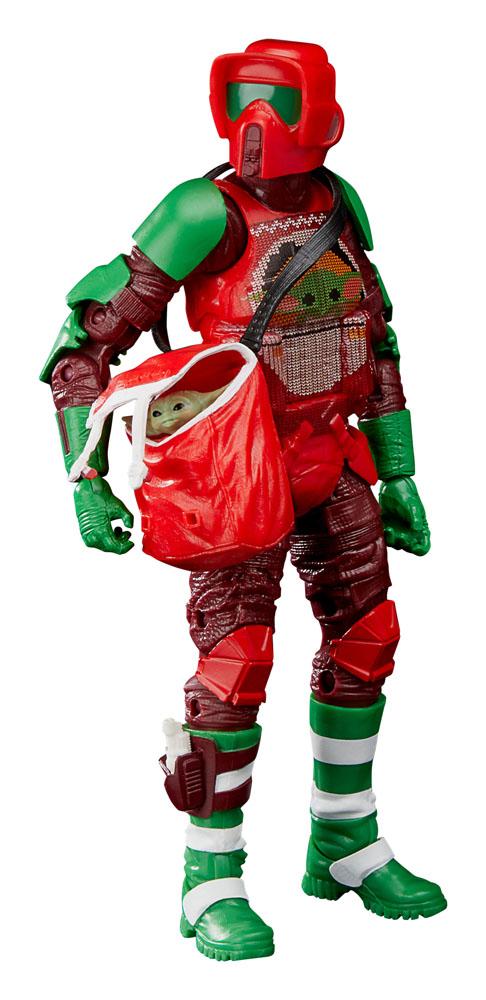 Hasbro - Star Wars Black Series - The Mandalorian - Scout Trooper with Grogu (Holiday Edition)