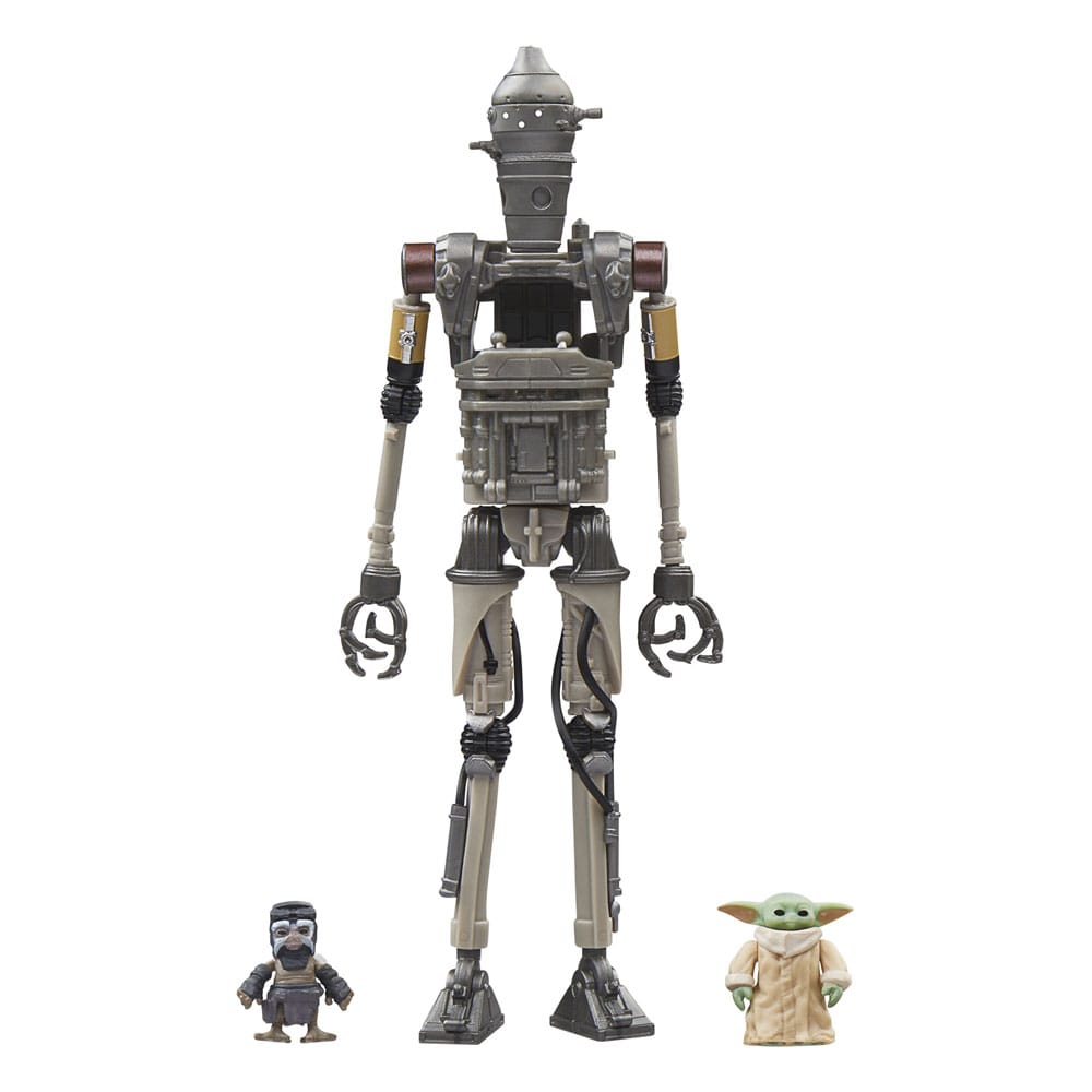 Hasbro - Star Wars VC385 - The Mandalorian - IG-12, Grogu & Anzellan (DeLuxe on Card)