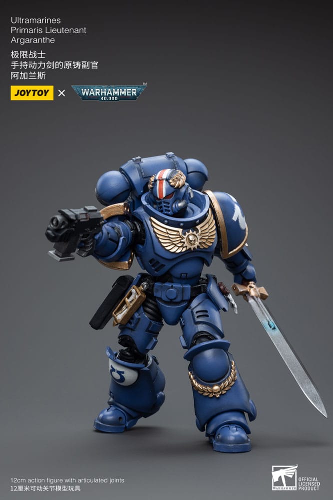 Joy Toy - Warhammer 40K - Ultramarines -  Primaris Lieutenant Argaranthe (12cm)
