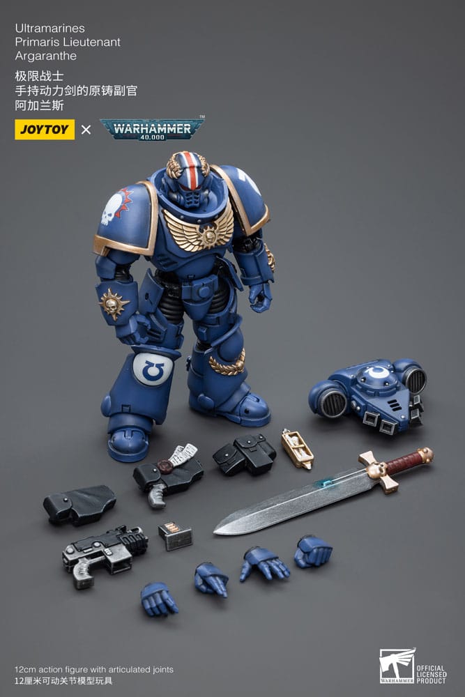Joy Toy - Warhammer 40K - Ultramarines -  Primaris Lieutenant Argaranthe (12cm)