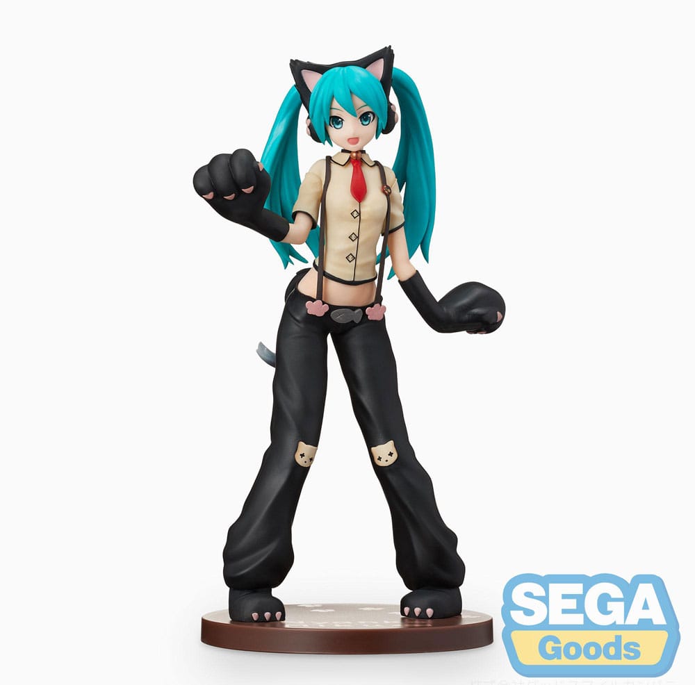 Sega - Hatsune Miku - Project DIVA Arcade Future Tone SPM - Hatsune Miku (Kitty Cat 23cm)